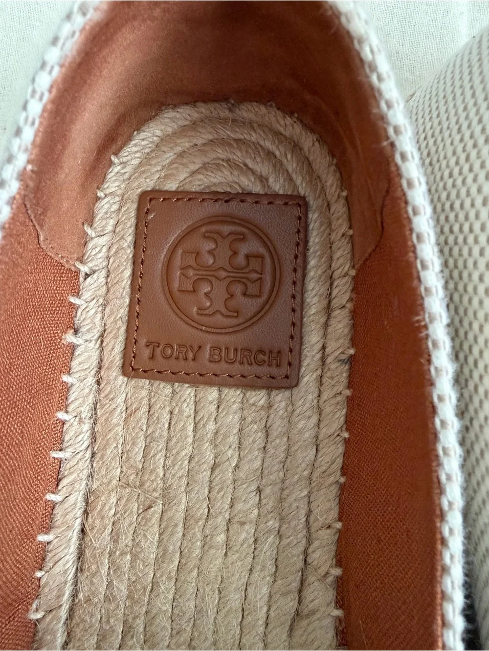 Tory Burch Sidney Espadrille Flats size 8
